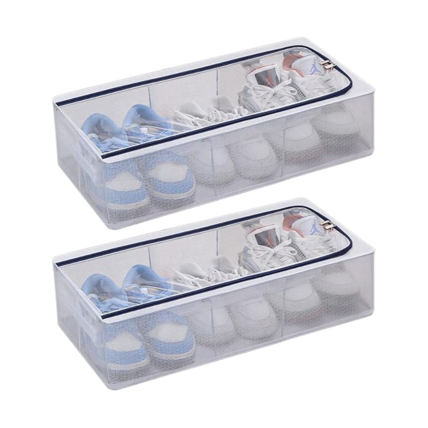 Boîtes de Rangement Pliables et Transparentes