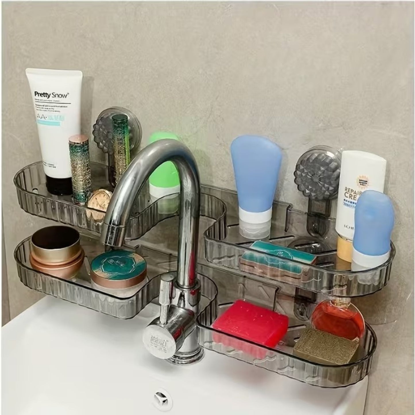 Étagère Murale de Douche – Rangement Pratique Sans Perçage