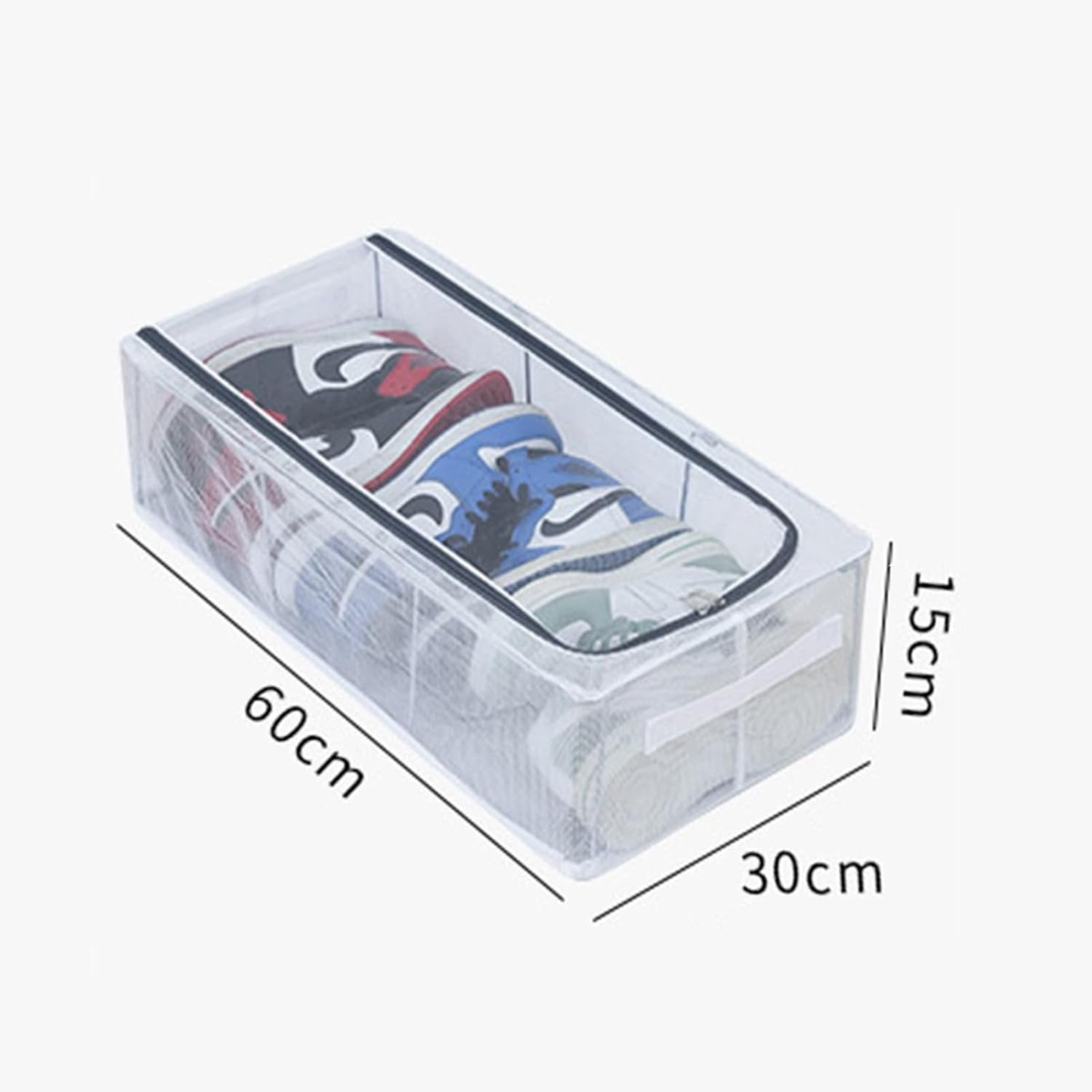 Boîtes de Rangement Pliables et Transparentes