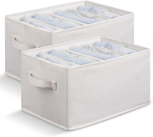 Boîte de Rangement pour Jeans et Vêtements – Compartiments pour Tiroirs