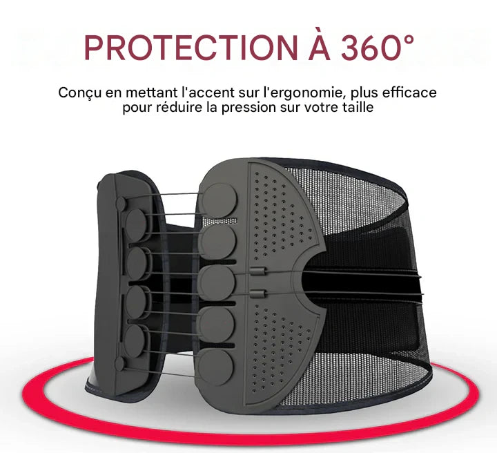 Ceinture de maintien dorsal réglable – Soulagement lombaire immédiat
